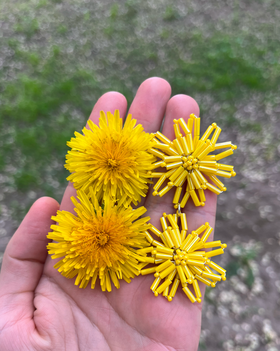 Dandelion Earrings