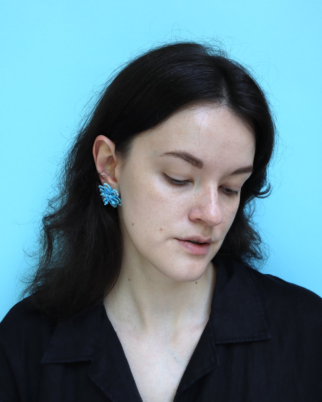 Forget-me-not earrings